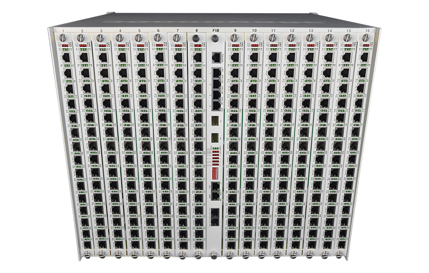 飛暢科技-960路電話光端機(jī)（8U 19英寸，SFP 1+1光備份）